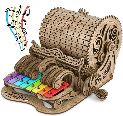 Nicknack hand cranked wooden - nicknack,