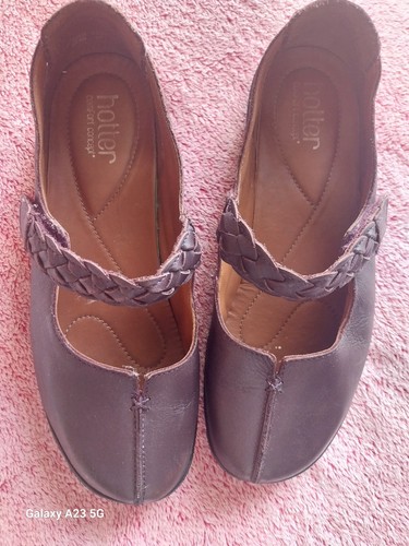 Ladies burgundy leather hotter - leather,