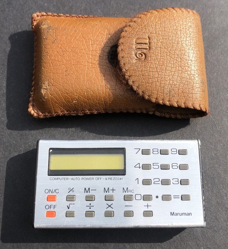 Vintage maruman calculator - maruman,