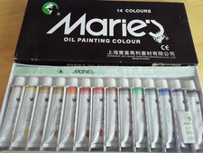 Marie's Oil Painting Colour Set.  BRAND NEW & FULLY SEALED.  Set of 14 Colours. 