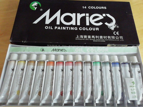 Marie oil painting - marie's, colour