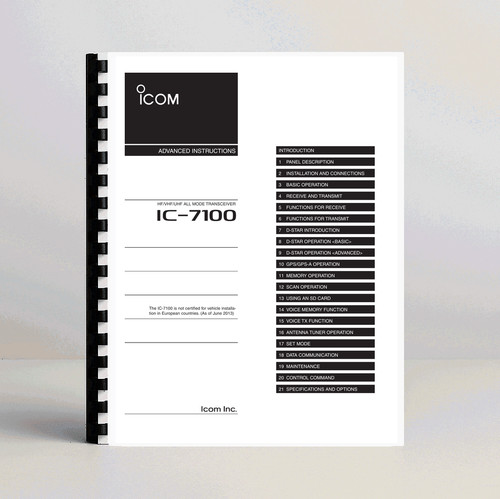 Icom 7100 advanced - ic-7100,