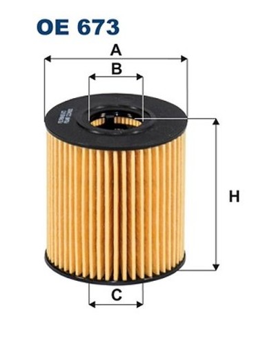 Fits filtron 673 oil filter - filtron, oe