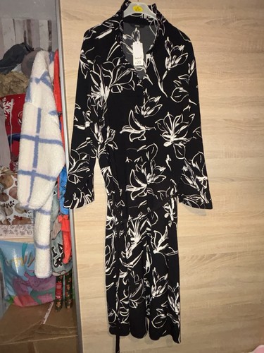 Floral long sleeve midi - floral, long-sleeve