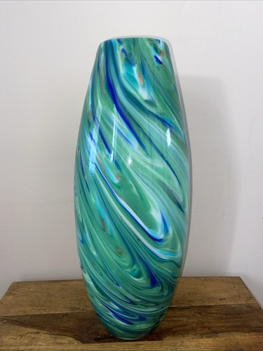 Large torpedo style art glass - art,