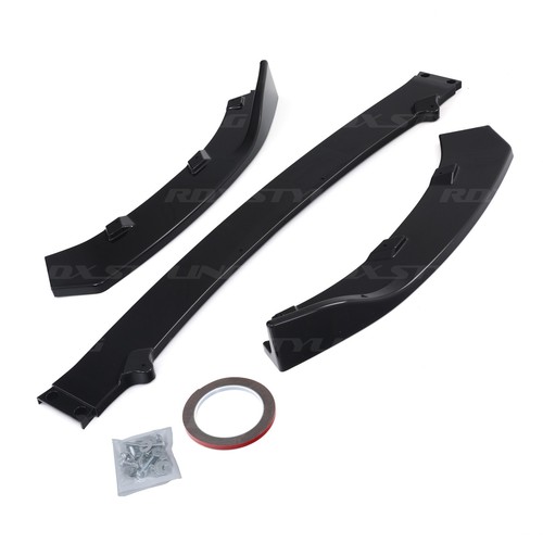 Gloss black front splitter - gloss,