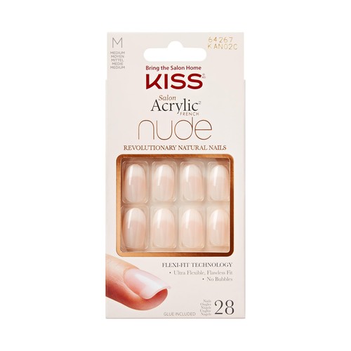 Kiss acrylic french nude false - french,