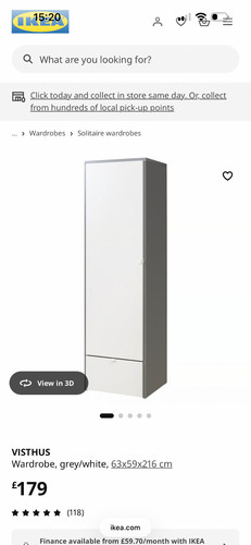 Visthus ikea wardrobe - wardrobe,