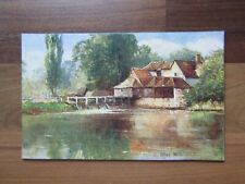 Old postcard - Iffley Mill - Panel greeting card 