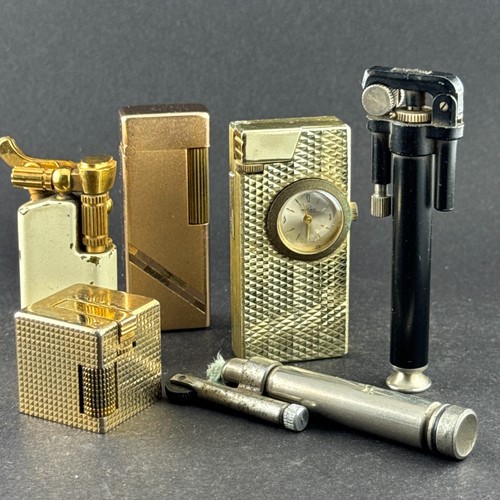 Lot vintage lighters cube - vintage,