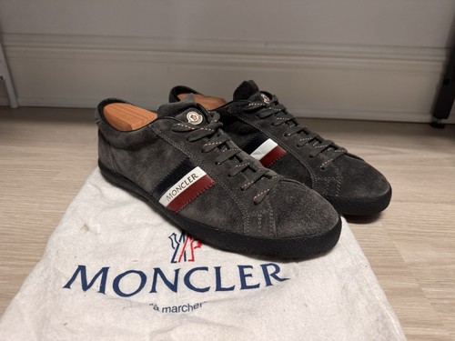 Moncler men gray suede - moncler, men’s