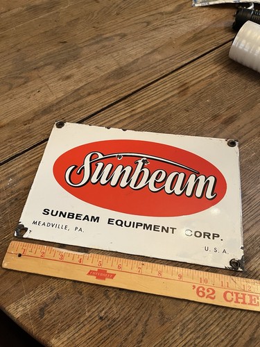 Sunbeam logo original metal - metal, &