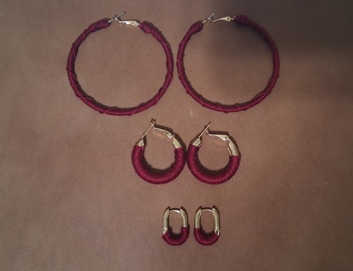 Handmade pairs burgundy - 3,