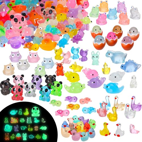 136pcs mini luminous resin - luminous,
