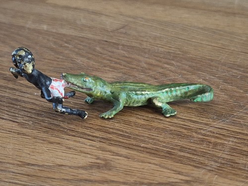 Antique vienna painted bronze - vienna,