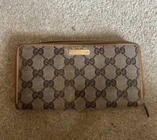 Genuine Gucci GG Canvas Wallet
