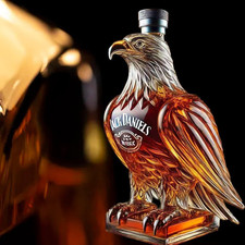 Unique Eagle Whiskey Glass Decanter Bottle Exquisite Decor Gifts for Men, Dad