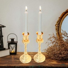 Metal Pillar Candlestick Taper