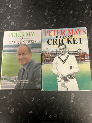 Peter may signed cricket books - peter,
