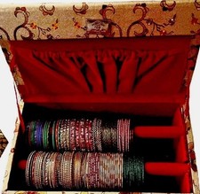 ? Bangle Box 2 Roll Holder Storage Indian Gold Jewellery UK✔✂