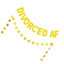 2pcs DIVORCED Divorced Party