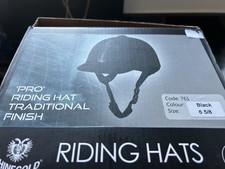 Rhinegold Pro Horse Riding Hat Traditional Finish | Kitemark PAS015 