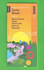 Bus Timetable - Trent Barton - The Sixes - Derby Belper Bakewell - July 2023