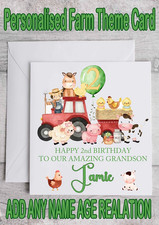 Personalised tractor farm - personalised,