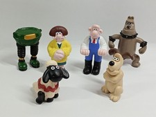 Wallace & Gromit The Wrong Trousers & A Close Shave Figure Set X 6