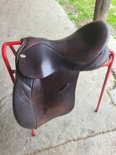 18" Extra Wide GP Havana Leather Saddle