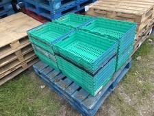 40 Lime Green Bail Arm Crates