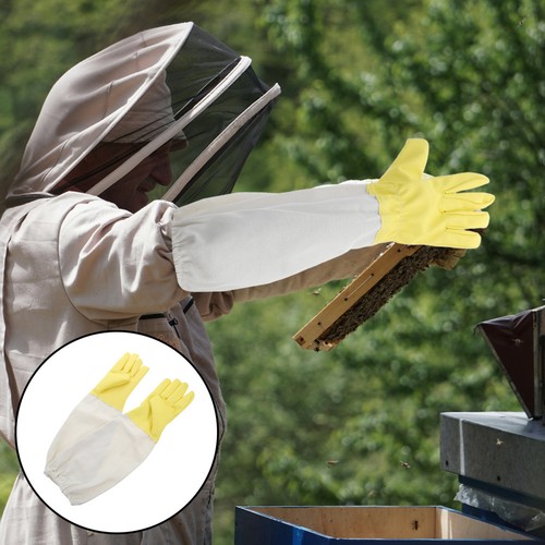Beekeeping gloves with - ,