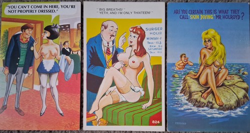 Job lot seaside humour - lot, x