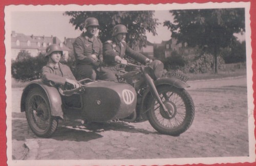 Ww2 photo krad motorcycle - ww2,