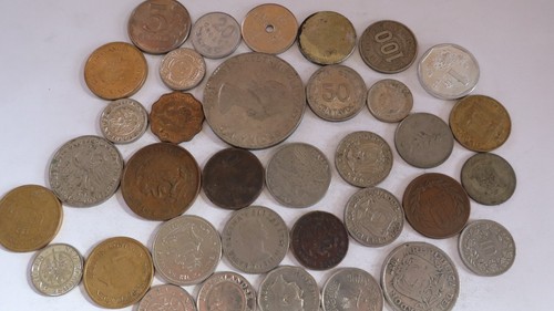 Old foreign coin - old, all