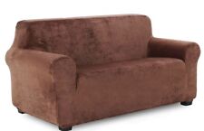 New Washable Stretch Chair Loveseat Sofa Cover Protector Coffee Brown