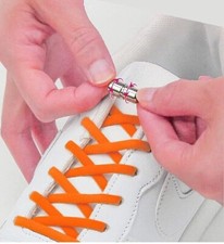NEW No Tie Elastic Shoe Laces Adult Kids Trainer Lace Lazy Easy No-tie Shoelaces