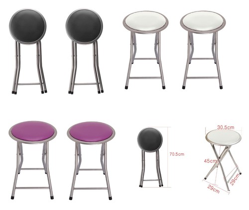 Padded folding chair - 2x,