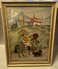 Vintage Framed Woolwork