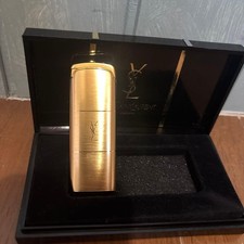 YSL Gold Lighter Vintage Collectible Unused Condition