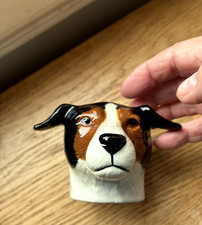 Quail Ceramics  Face Egg Cup  DOG Unused VVGC