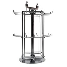 Rotary 24 Hook Counter Stand - Retail Shop Display for Pocket Gifts Merch (K66+)
