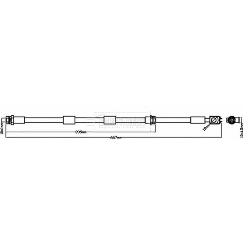 Brake hose for audi 2 - brake,