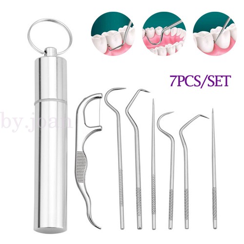8pcs toothpick metal - 8pcs, stainless
