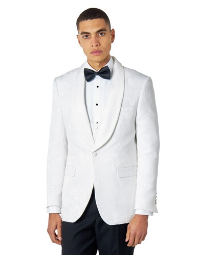 Mens white black - white, tuxedo
