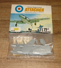 1968 Frog 1/72 scale Supermarine Attacker F.1 (W35) - plane kit (wholesale pack)