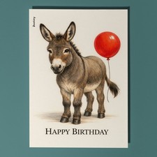 Animal Hugs Donkey: Stubbornly