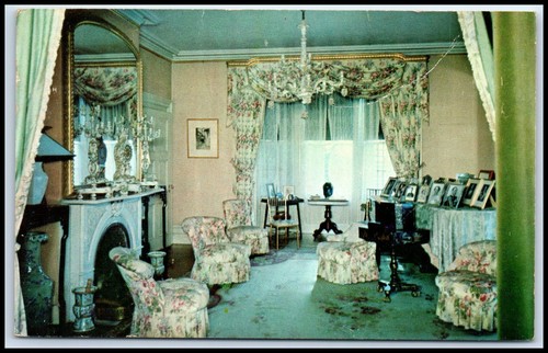 Postcard roosevelt home hyde - home,,