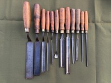 Job Lot Woodworking Chisels Gouges Carpentry Sorby Marples Cranked Neck  Vintage