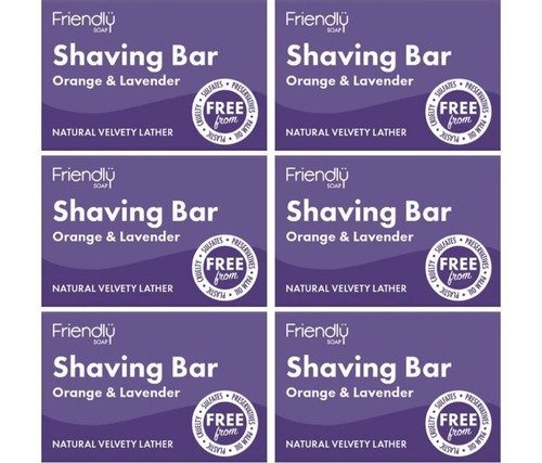 Friendly soap shaving bar - friendly,